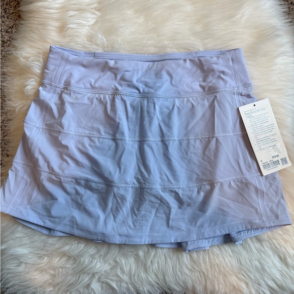 Lululemon Pace Rival Mid-Rise Skirt 6 Pastel Blue PSLB new - Picture 1 of 4